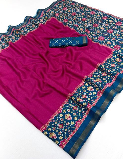 Vastrangan rajasthani patola print surat saree online website
